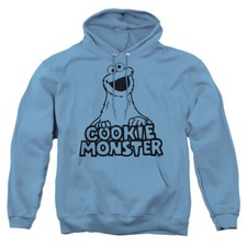 Sesame Street "Vintage Cookie Monster" Pullover Hoodie - Small - Free Shipping
