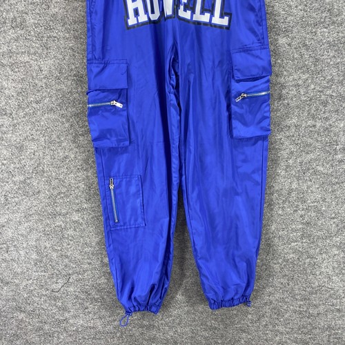 Forever 21 Activewear Pants Women M Medium Blue Drawstring High Rise Howell - Picture 4 of 11