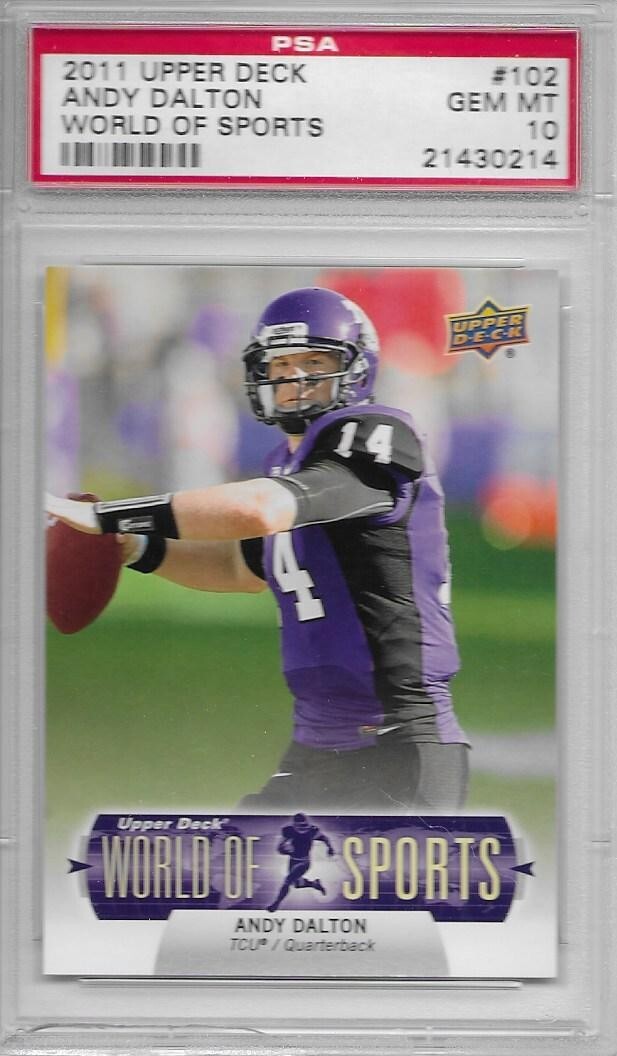 Andy Dalton Upper Deck Sweet Spot #60 Base