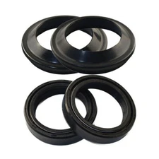 4Pcs Front Fork Damper Shock Absorber Fork Dust Oil Seal Kit For Motorcycles