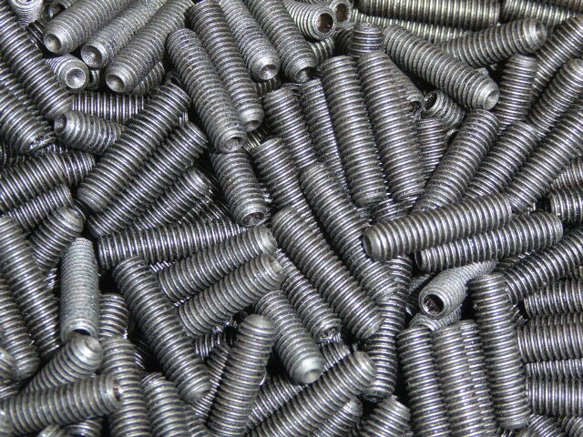 Grúa de punto de copa Allen 2BA x 3/16"" 1/8"" 1/2"" 3/4"" 1-1/2"" grado 8,8