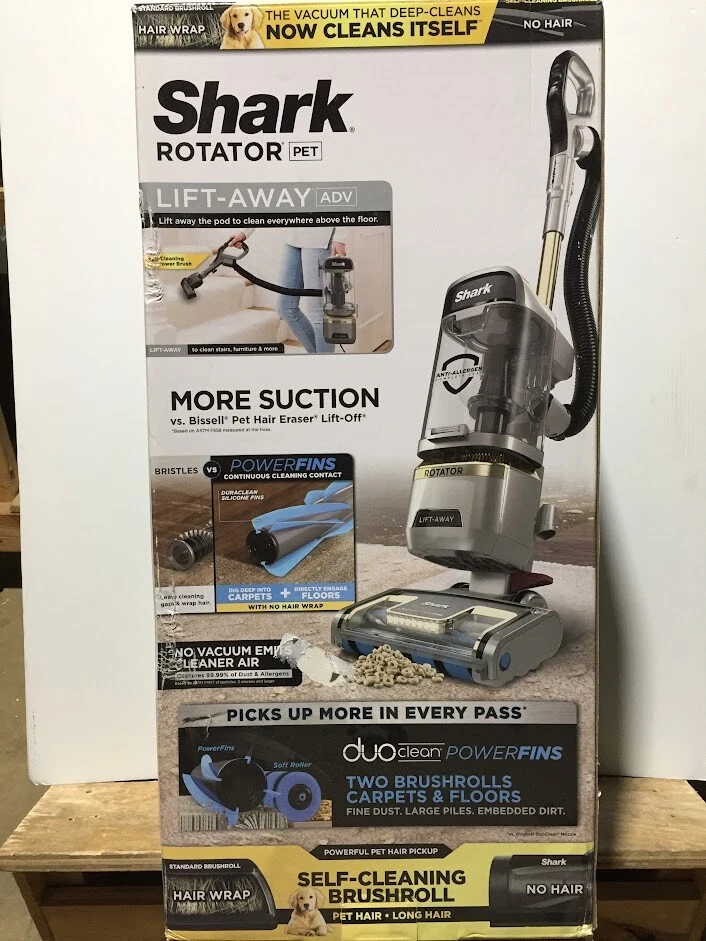 Shark LA502 Rotator LiftAway ADV DuoClean PowerFins, 56 OFF