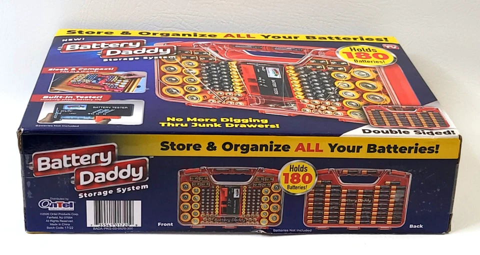 180 Battery Daddy Storage System Caddy Organizer with Case and Tester - Image 3 of 4