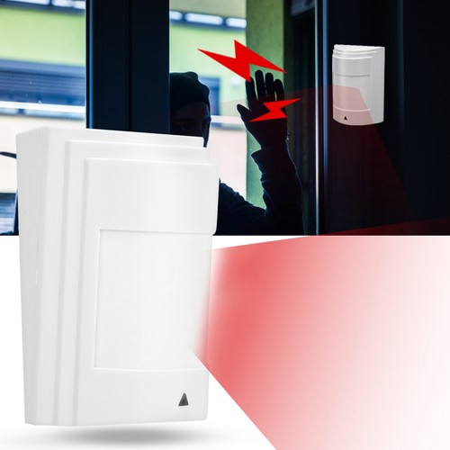 Sensor de movimiento infrarrojo pasivo con cable Detector PIR doble alarma de advertencia ajuste seguro - Imagen 3 de 8