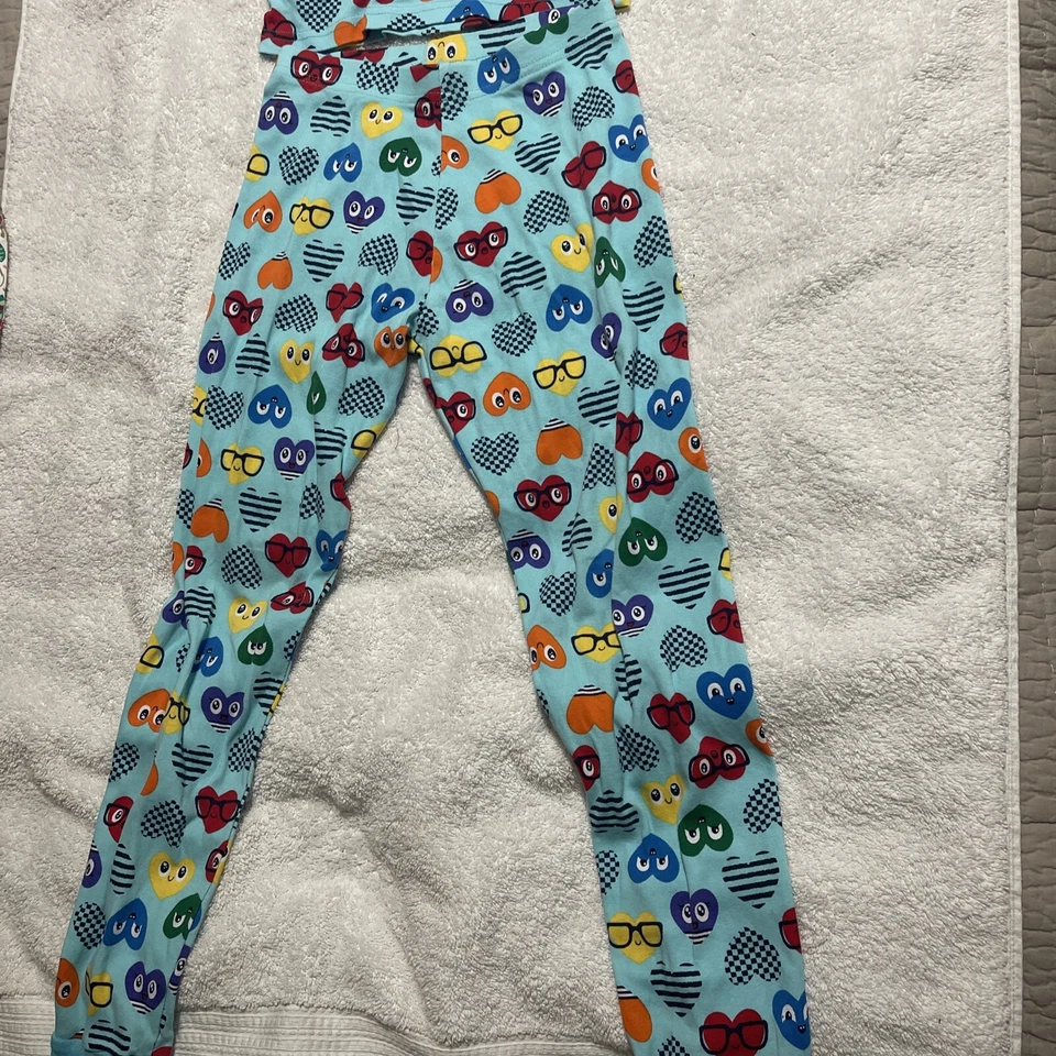 Juego de pijama para niña JOE BOXER color azul con corazones talla 12 Foto 4 de 4
