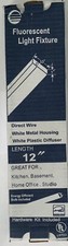 12”/3 1/2”/1” Fluorescent Undercabinent Light Fixture (1 Pack)