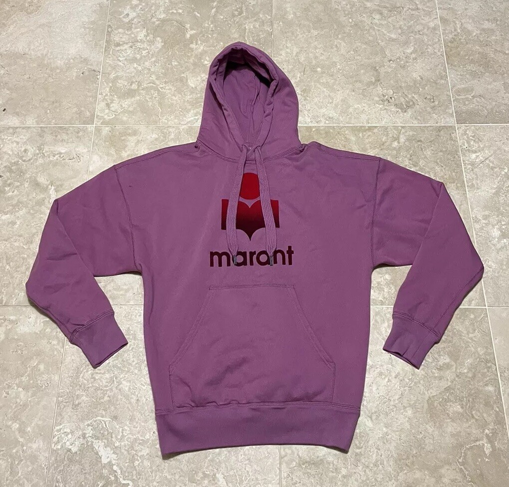 ISABEL MARANT ÉTOILE Women's Mansel Logo Hoodie Rosewood