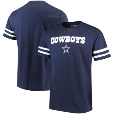Dallas Cowboys Men's Lewin Navy Blue T-Shirt