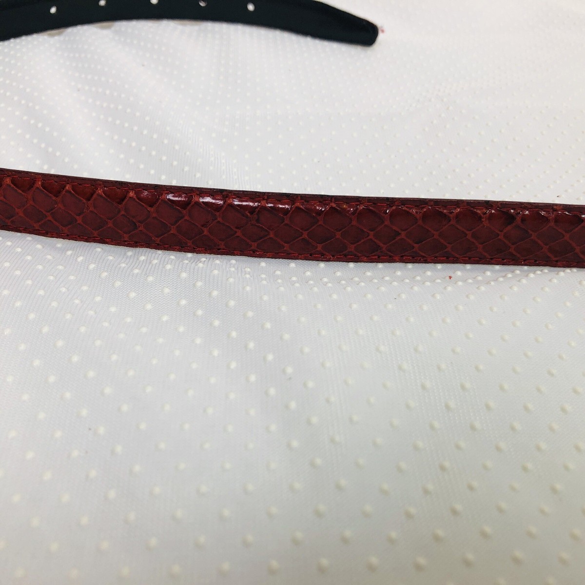 Women\'s snakeskin belt by Cassidy Snakeskin Belt Rustic Brown main image 2