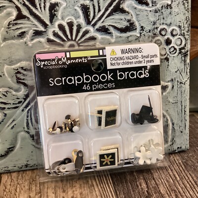 Special Moments Scrapbooking  Scrapbook Brads 46pc Embellishments Garniture