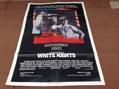 1985 White Nights Original Movie House Full Sheet Poster 