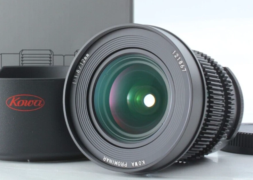 [Sin usar] Lente de cine Kowa Prominar 12 mm f1,8 MFT micro cuatro tercios de JAPÓN #568 Foto 4 de 4