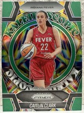 2025 Panini Prizm WNBA CAITLIN CLARK Green Kaleidoscopic #4 🏀🔥 INDIANA FEVER