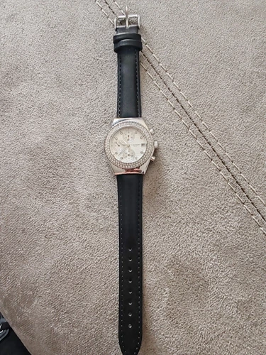 Womens Silver Yves Bertelin Chronograph Watch - Picture 2 of 9