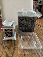Drew Estates Black & Silver Cigar Rest - Original Packaging