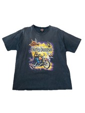Vintage 1990s Harley Davidson Shirt Original Motorcycle Faded XL