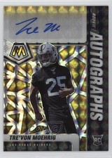 2021 Mosaic Rookie Choice Black Gold Prizm 2/8 Trevon Moehrig Tre'von Auto 0s9t