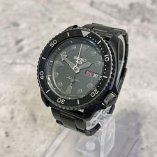 Seiko 5 SRPD79K1 Blackout Men's Automatic Sports Watch w/ Box 4R36-07G0 4