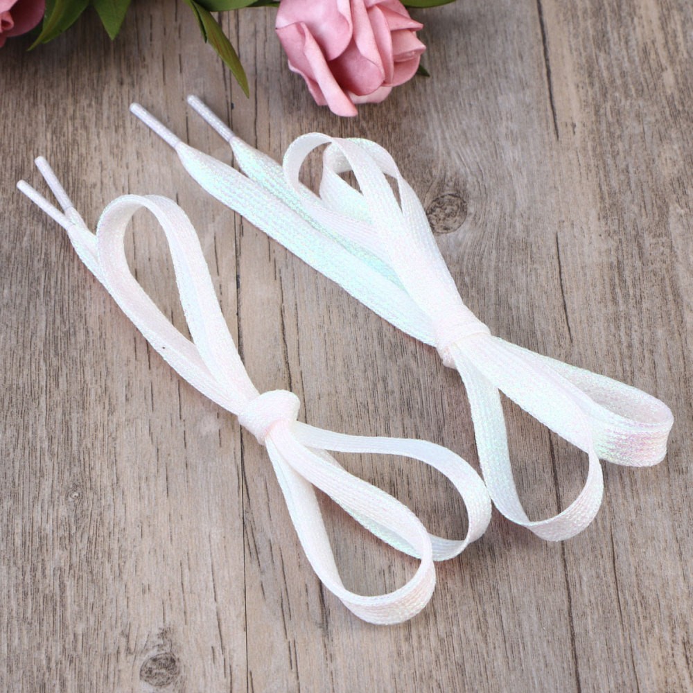 APL Lacci Colorati Sparkle Lacci per Scarpe Piatto Glitterato