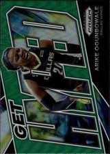 2022 Panini Prizm WNBA #13 Arike Ogunbowale Get Hyped Prizms Green
