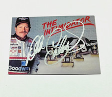 Dale Earnhardt NASCAR 1990 Winston Cup Champion Card Autographed Signed