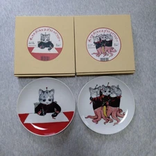 Yuco Haguchi Boris Store 16cm Round Plate Adventure Record Microwave Safe