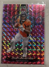 Courtland Sutton 2024 Panini Mosaic #66 Denver Broncos Mosaic Camo PINK PRIZM!!!