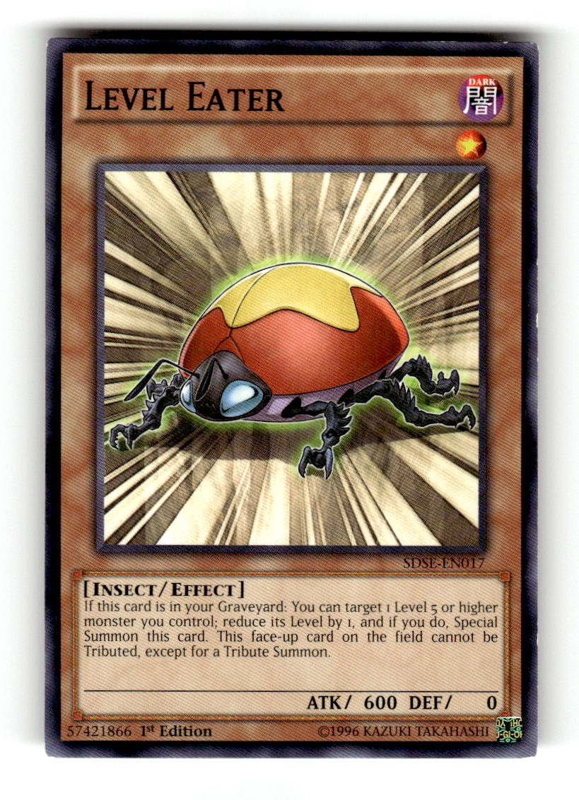 Level Eater SDSE-EN017 Structure Deck: Synchron Extreme Yu-Gi-Oh 1st Edition LP