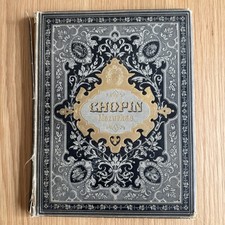 Antico Fr. Chopin Mazurkas II hard back pianoforte spartito musicale libro raro 