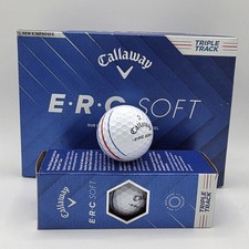 Callaway ERC Soft 2025 Triple Track Golf Balls, 12 pack, White
