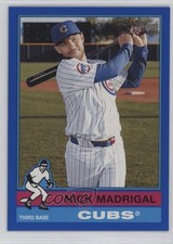 2025 Topps Heritage Dark Blue Border Nick Madrigal #375 1i5e