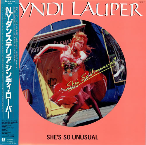 Cyndi Lauper - She s So Unusual / VG / LP, Album, Picture Disc | eBay