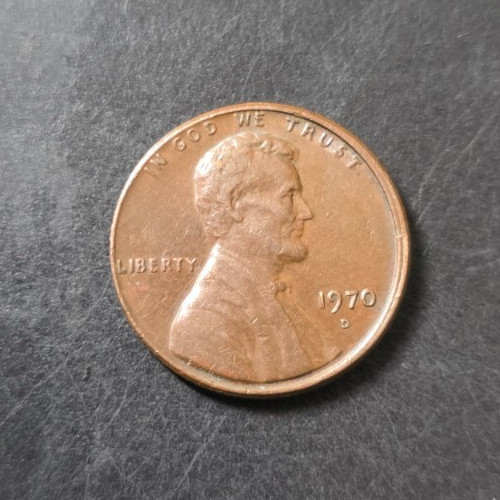 1970 D Penny with rare errors