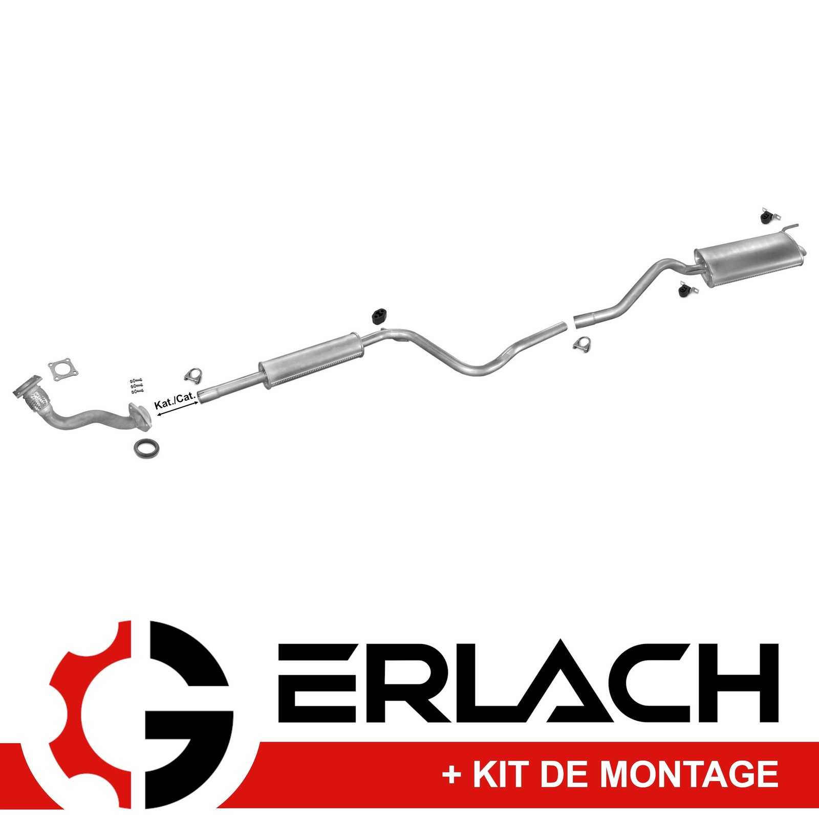 Silencieux échappement Seat Inca 1.9D 3997 pot arrière moteur diesel