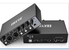 USB Audio Interface Podcast Recording 24-bit 192kHz USB-C Plug and Play NEW 