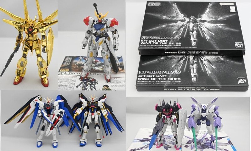 Gundam Gunpla HG 1/144 RG Premium Bandai Plastic Model Kit 8 Lot Junk Mixed
