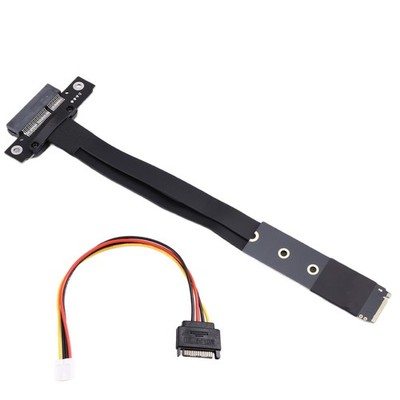 M2 zu PCIE Riser PCIe X4 PCI-E 3.0 4x zu M.2 NVMe M Key 2280 Riserkarte M2 6313