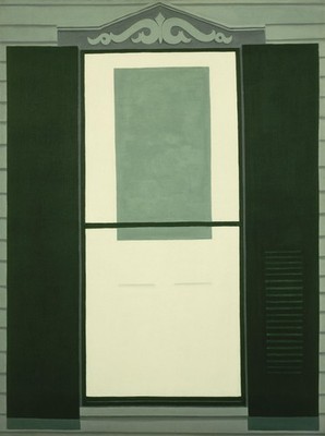 Georgia O Keeffe Lake George Fenster Vintage Kunstdruck Poster Wanddeko Premium