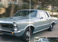 1965 Pontiac Gto Coupe Color 6 Page Article 1965 Pontiac Gto Coupe Color 6 Page Article