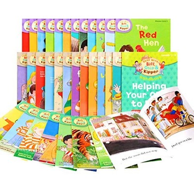 Read with Biff, Chip & Kipper Set Phonics and First Stories 33 Books Collection