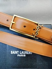 Saint Laurent Brown Belts for Women for sale | eBay display picture 1