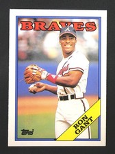 1988 TOPPS Traded RON GANT Rookie RC Baseball Card #39T