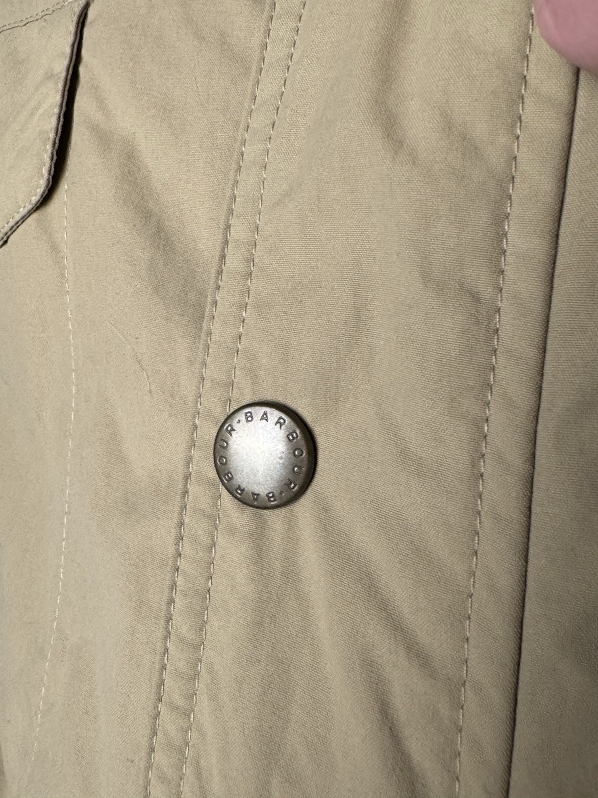 Barbour Explorer Jacket Camel Multipocket Zip Men… - image 10