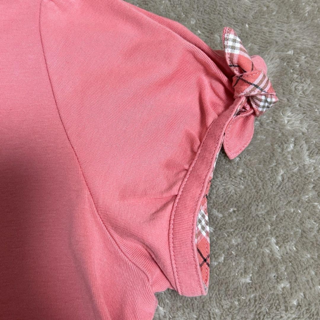 Burberry Blue Label Nova Check T-Shirt Cotton Pink 38/M(US:S