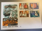 GB STAMPS RARE FIRST DAY COVER 1975 YACHTS EDINBURGH BENHAM WOODCUT