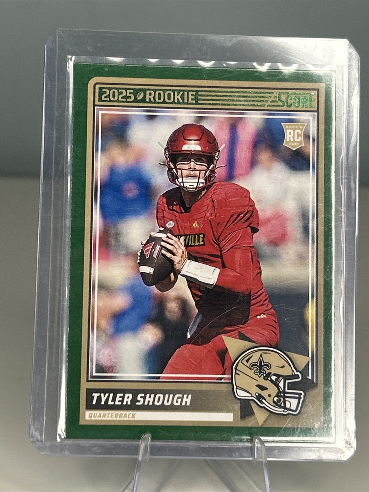 2025 Score - Rookies Tyler Shough #71 Green (RC)