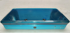 Nintendo 3DS Handheld System Aqua Blue Teal, Tested, Charger Included, No Stylus