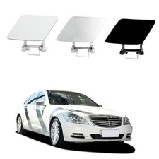 Car Front Bumper Replacement Headlight Washer Cover Right Passenger Side White