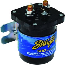 Stinger SGP35 500-AMP High Current Battery Relay and Isolator, 12V Black