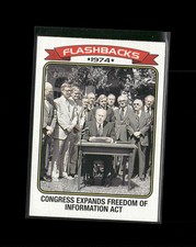 2023 Topps Heritage News Flashbacks #NF-9 Freedom of Information Act